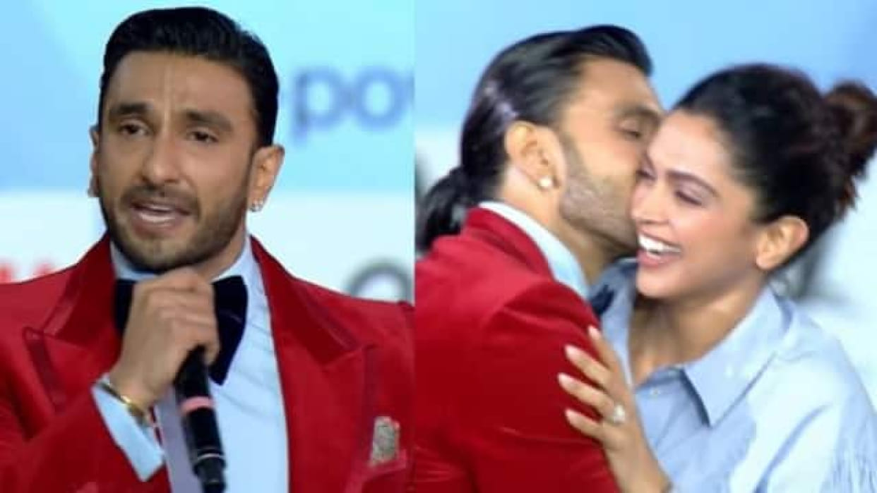 Ranveer Singh got emotional after receiving Filmfare best actor award dedicate to Parents and Deepika Padukone