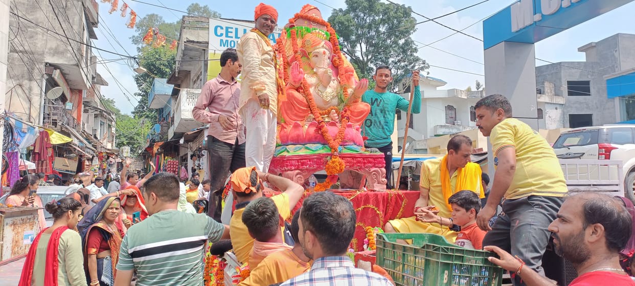 ganpati visarjan in jammu kashmir