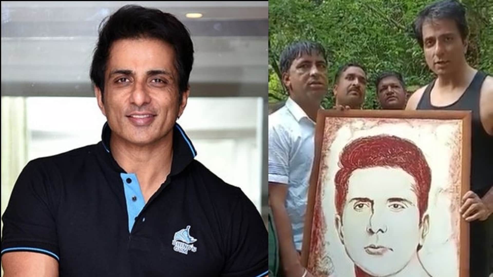 Sonu Sood Fans Express Their Love and Hand Carve His Face with 2500 Kg Rice in Madhya Pradesh