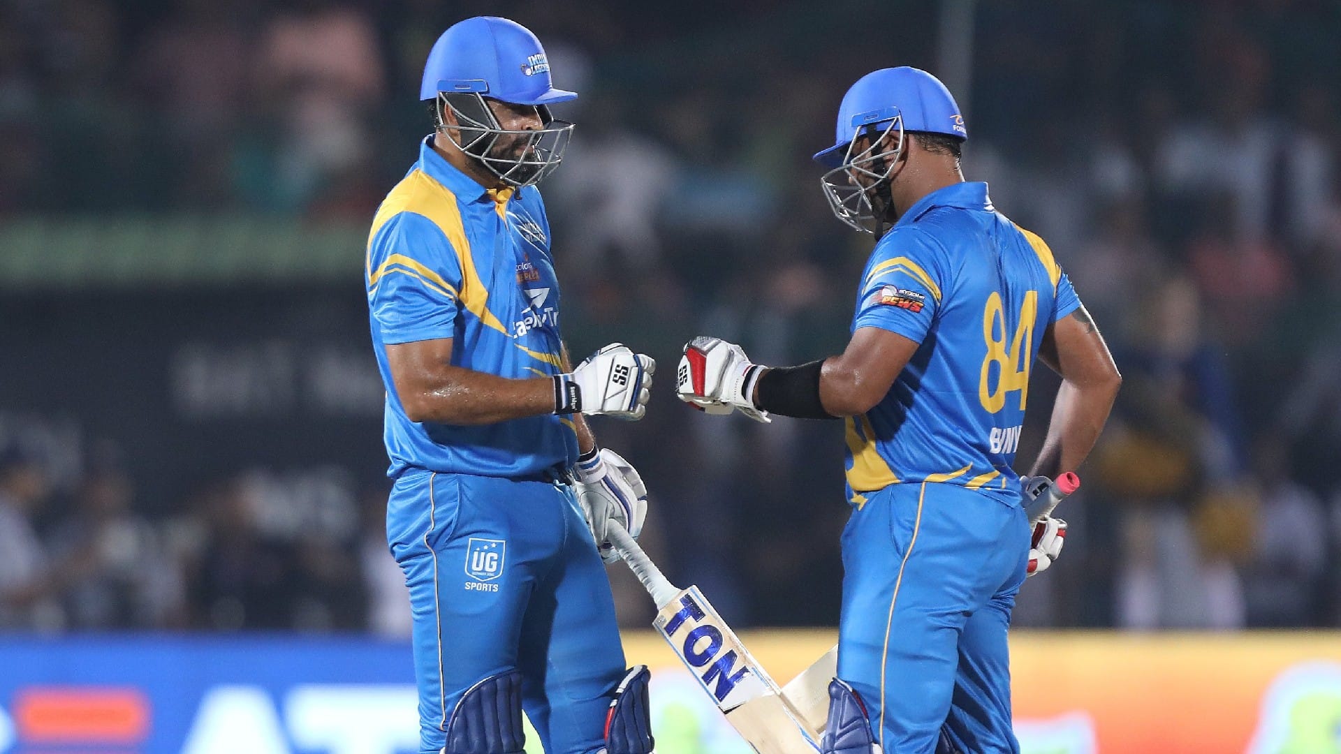 India Legends beats South Africa Legends in Road Safety World Series Stuart Binny fifty sachin yuvraj failed