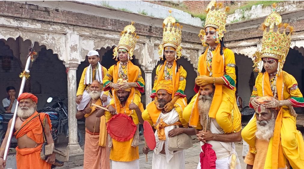 Ramnagar Ki Ramlila second day lord rama born in Ayodhya resonated with Manas Chaupai