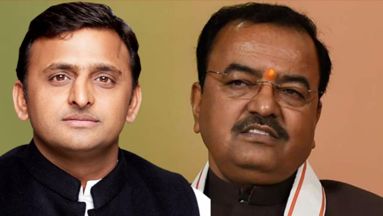 Twitter war between Akhilesh yadav and Keshav prasad Maurya.