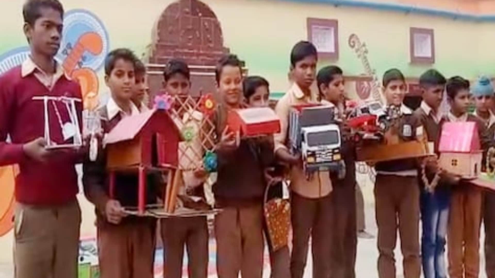Model of  Alwar government schools became inspirational school buildings made attractive