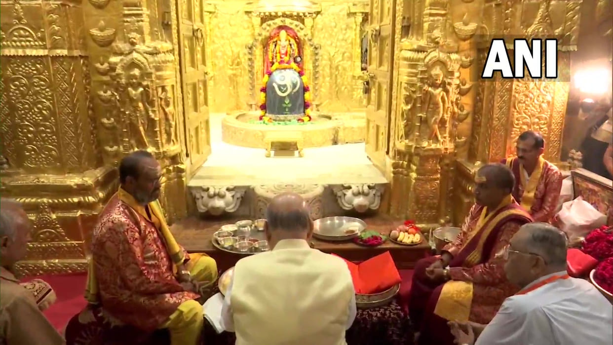 Home Minister Amit Shah Gujarat Visit, unveil the statue of Lord Hanuman in Somnath