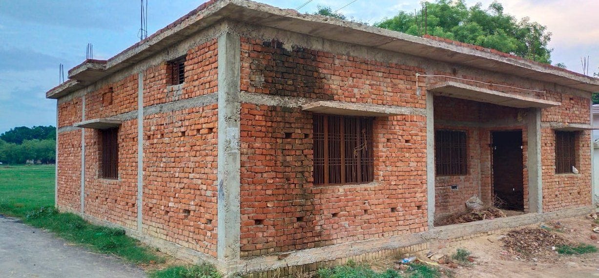 Tiles not installed in Panchayat Bhawan, payment of 1.80 lakh done