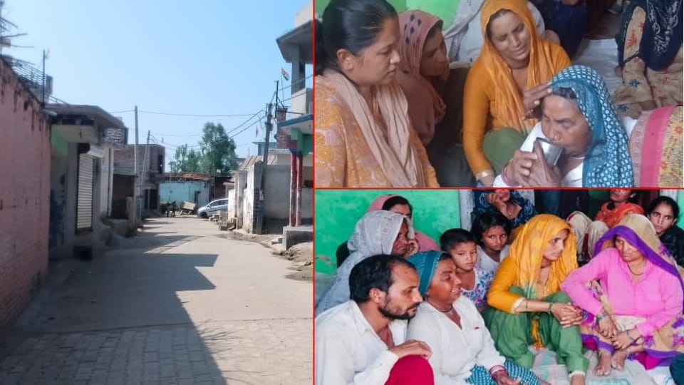 Haridwar poisonous liquor Death case: people crying everywhare in village photos