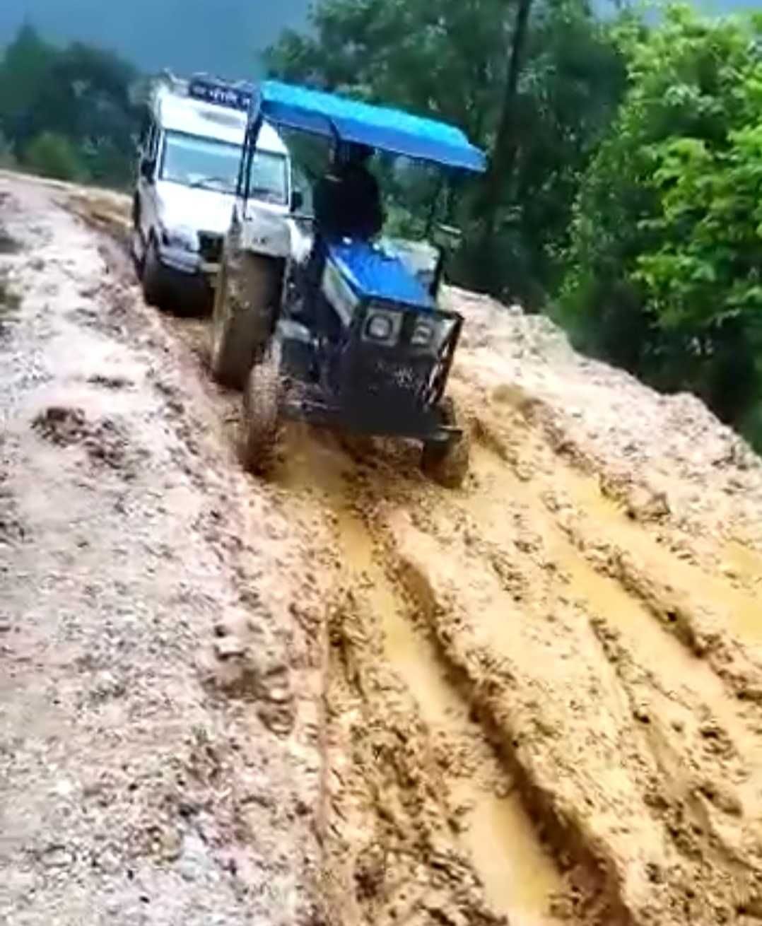 Heavy Rain In Kapkot