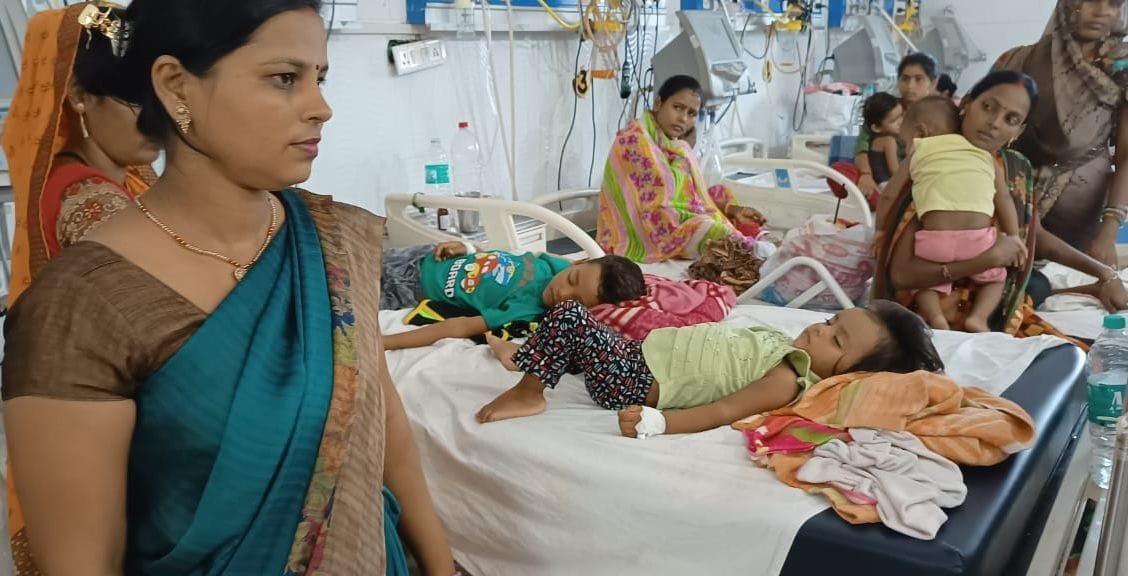 45 child patients on 35 beds