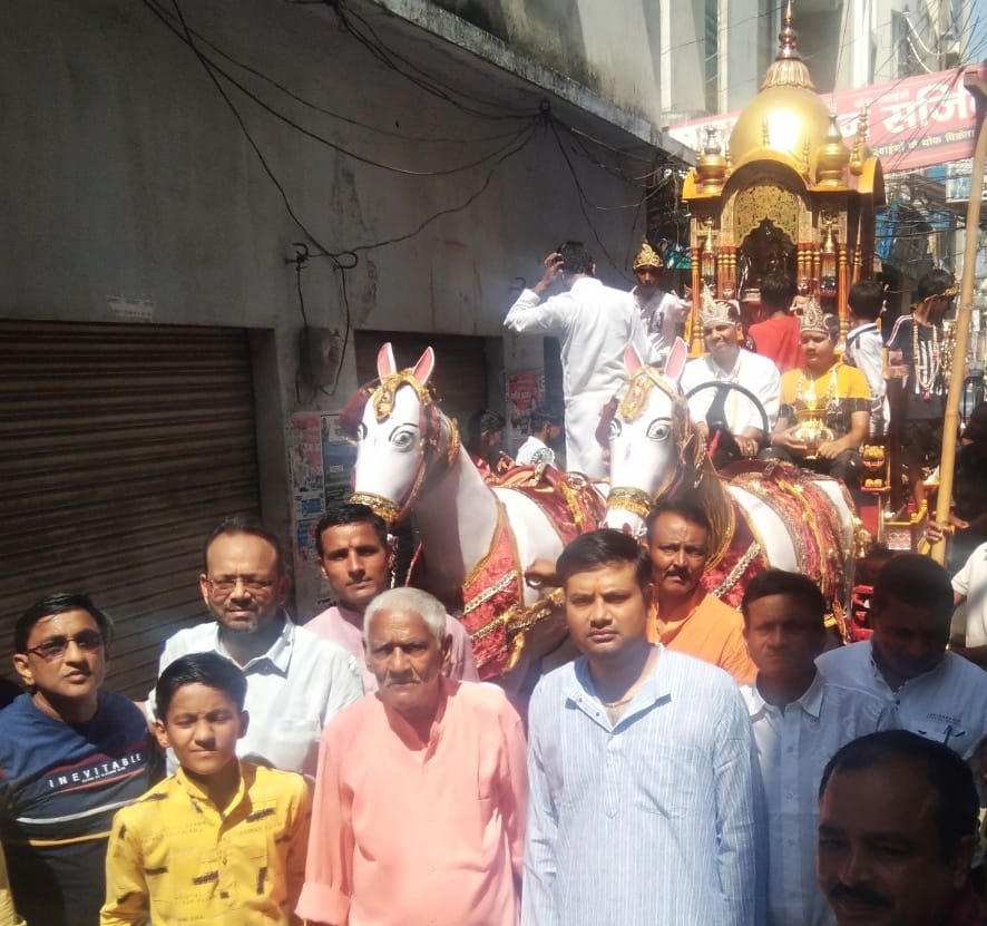 Shreeji's grand procession taken out