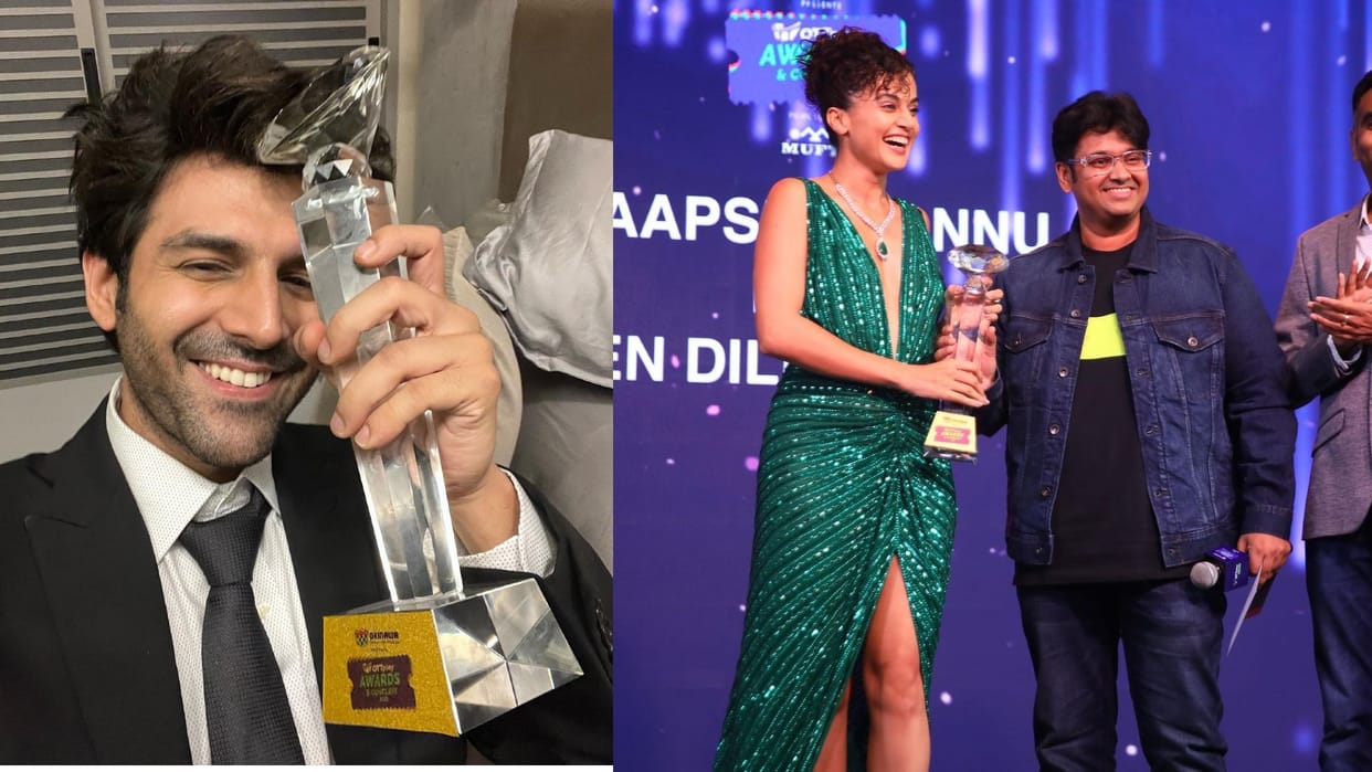 OTT Play Awards 2022 Kartik Aaryan Best Actor Raveena Taapsee pannu Best Actress see Full List