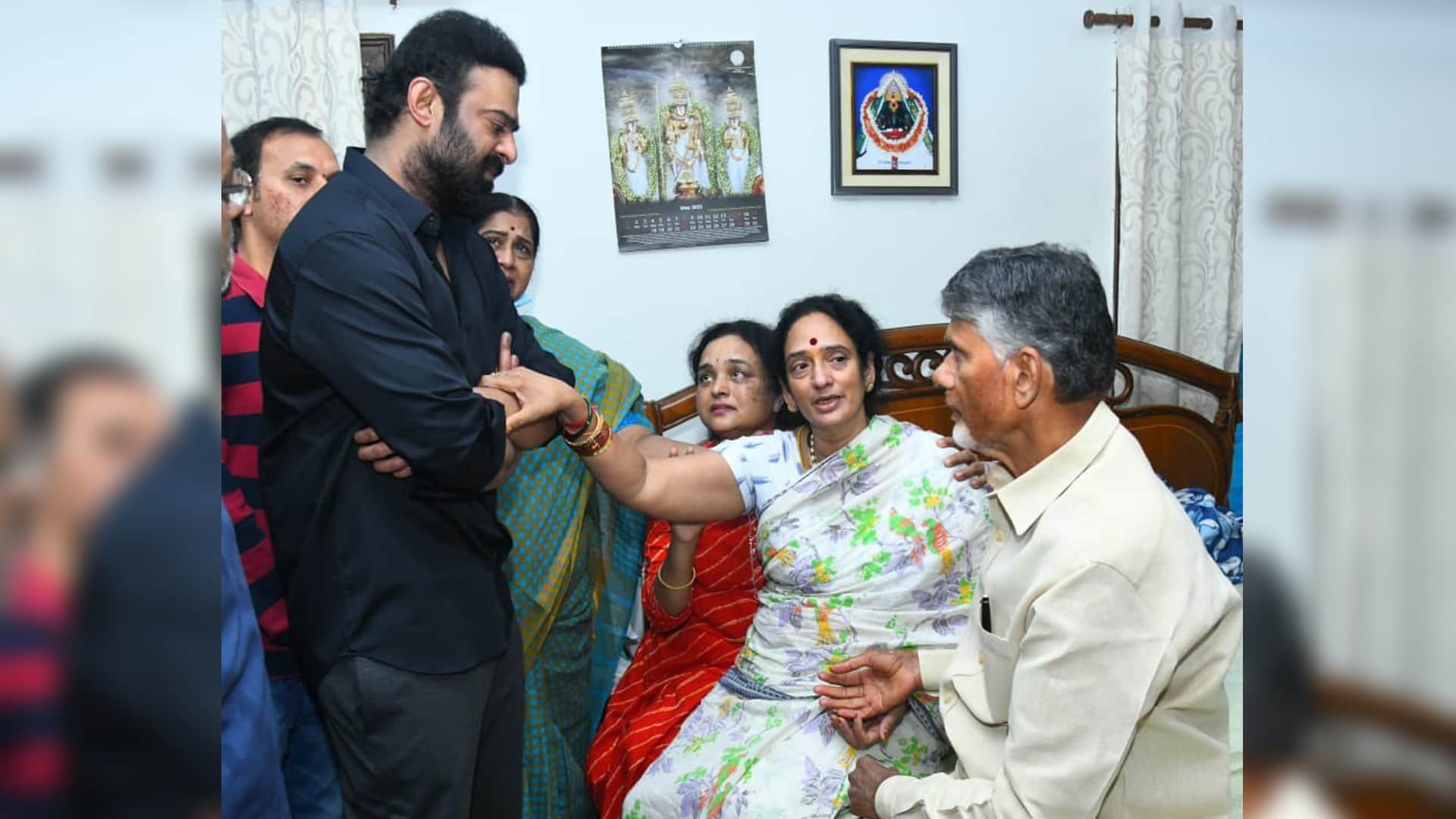 Salaar actor Prabhas breaks down Krishnam Raju death see video