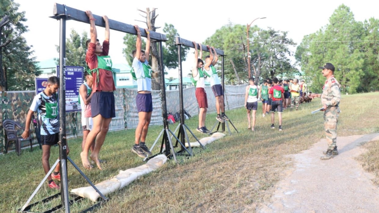 agniveer bharti 2022 in palampur himachal pradesh