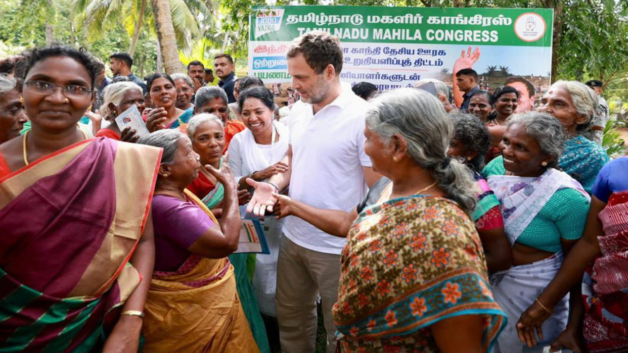 women said they know rahul gandhi loved Tamil Nadu and they are ready to get him married to Tamil girl