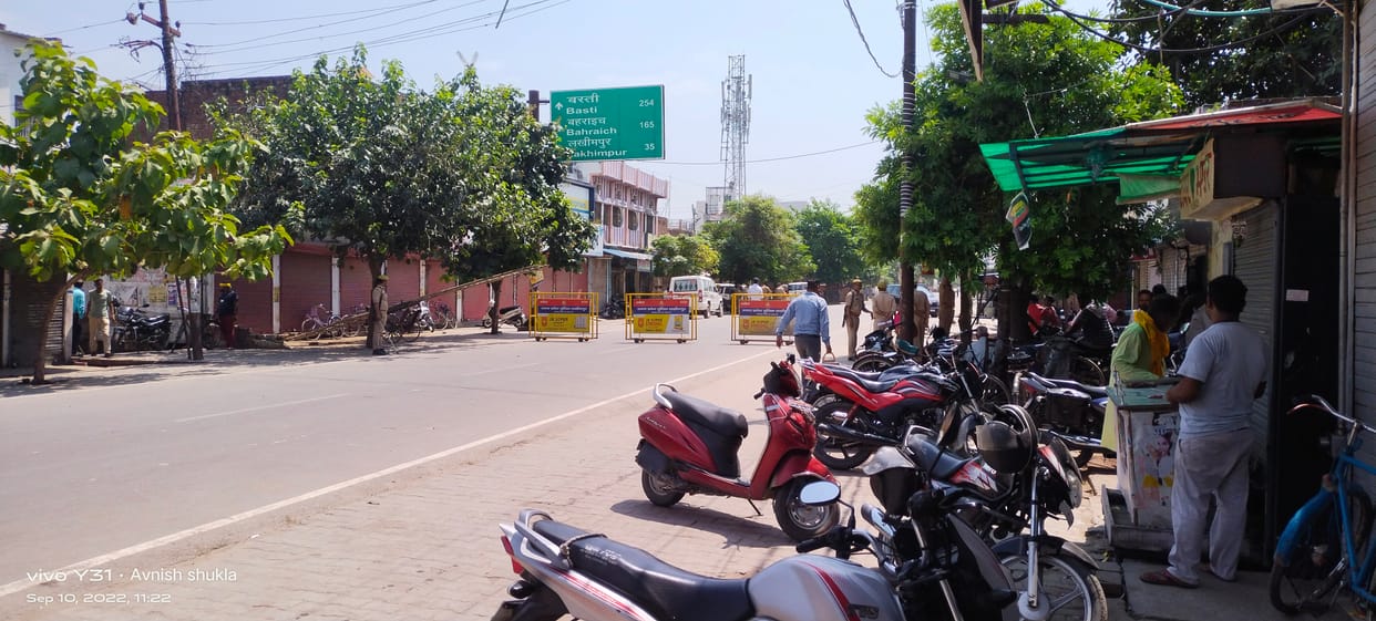 Curfew-like situation on Lakhimpur Road