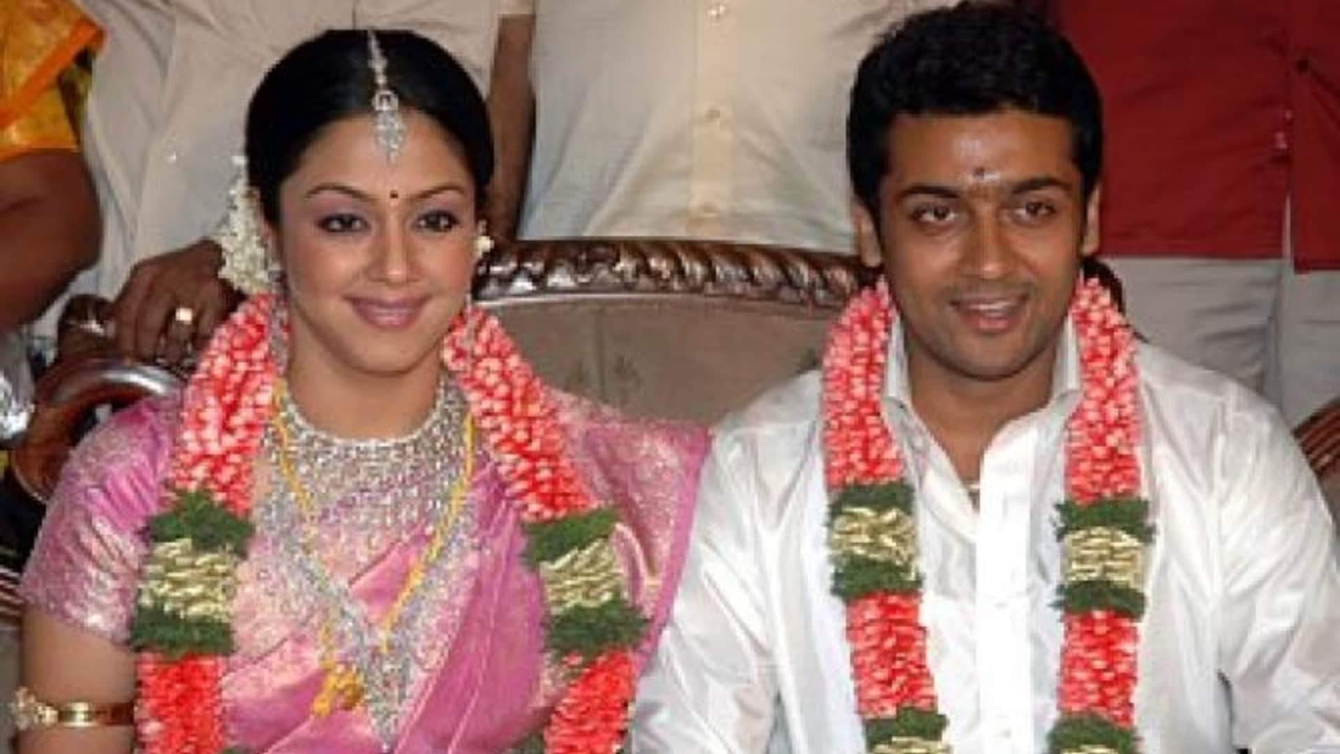 Actors Suriya and Jyothika wedding anniversary: Know the couple dreamy love story