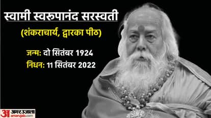 Dwarkapeeth Shankaracharya Swami Swaroopanand Saraswati passes away at the age of 99 in Madhya Pradesh