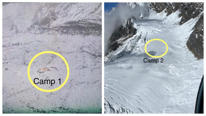 Search for missing mountaineer Tapi Mra of Arunachal Pradesh Helicopter search squad reaches Camp 2 foot track