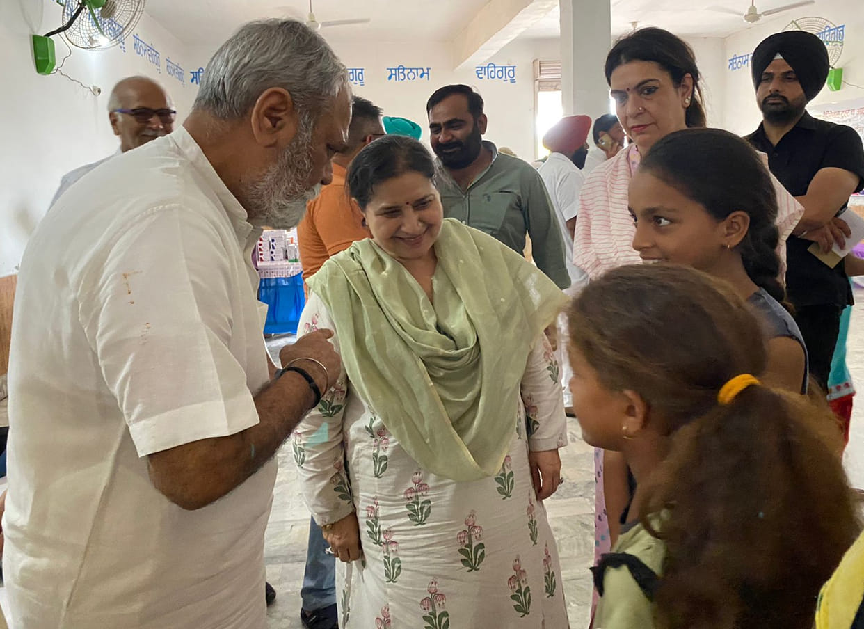 Relief from lumpy virus disease, no animal died in four days