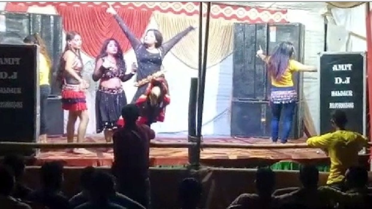 The women was dance in Cultural programme in Bijnor and SDM has ordered for action
