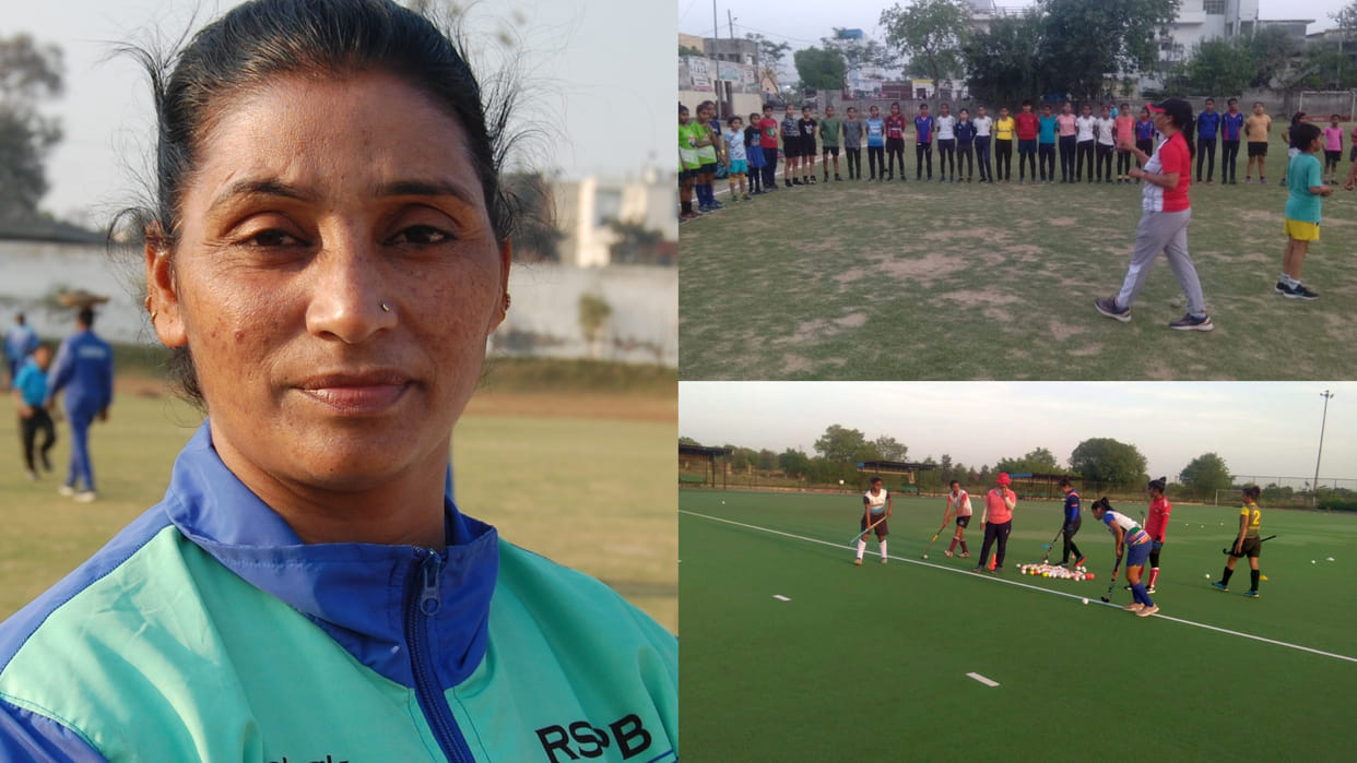 Hockey coach Pritam Siwach is grooming the future of girls