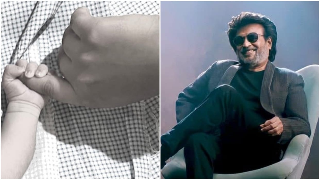 actor Rajinikanth becomes grandfather again daughter soundarya give birth to second child