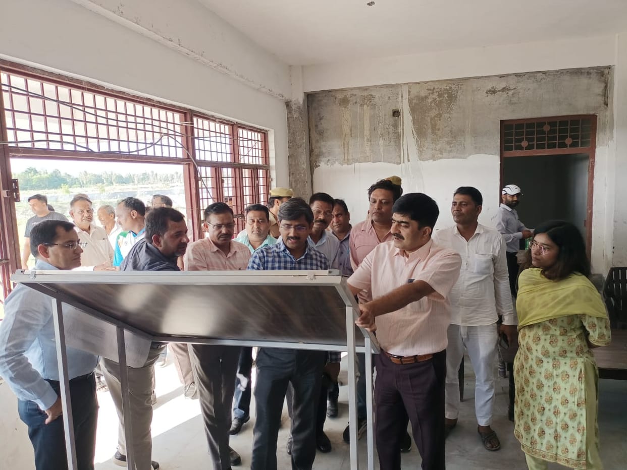 Nodal officer and DM inspected the sports college