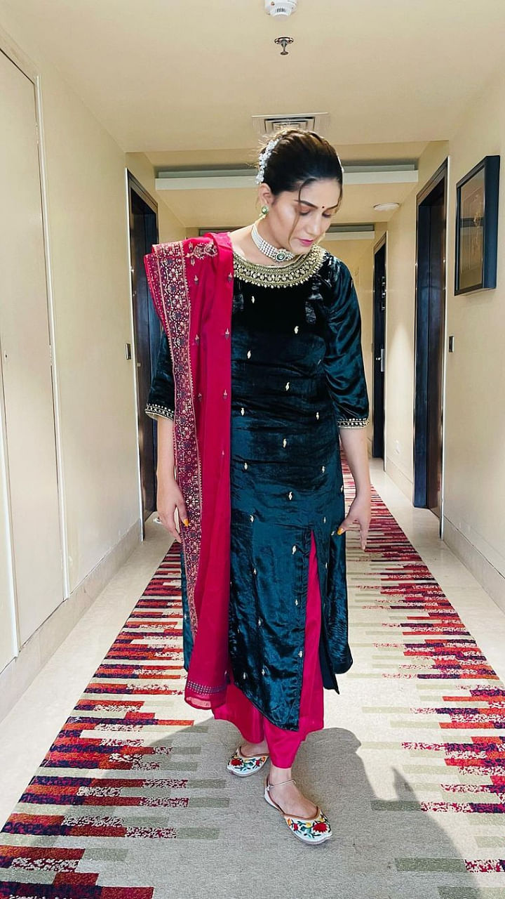 Sapna Choudhary reveal why she always wore salwar suit