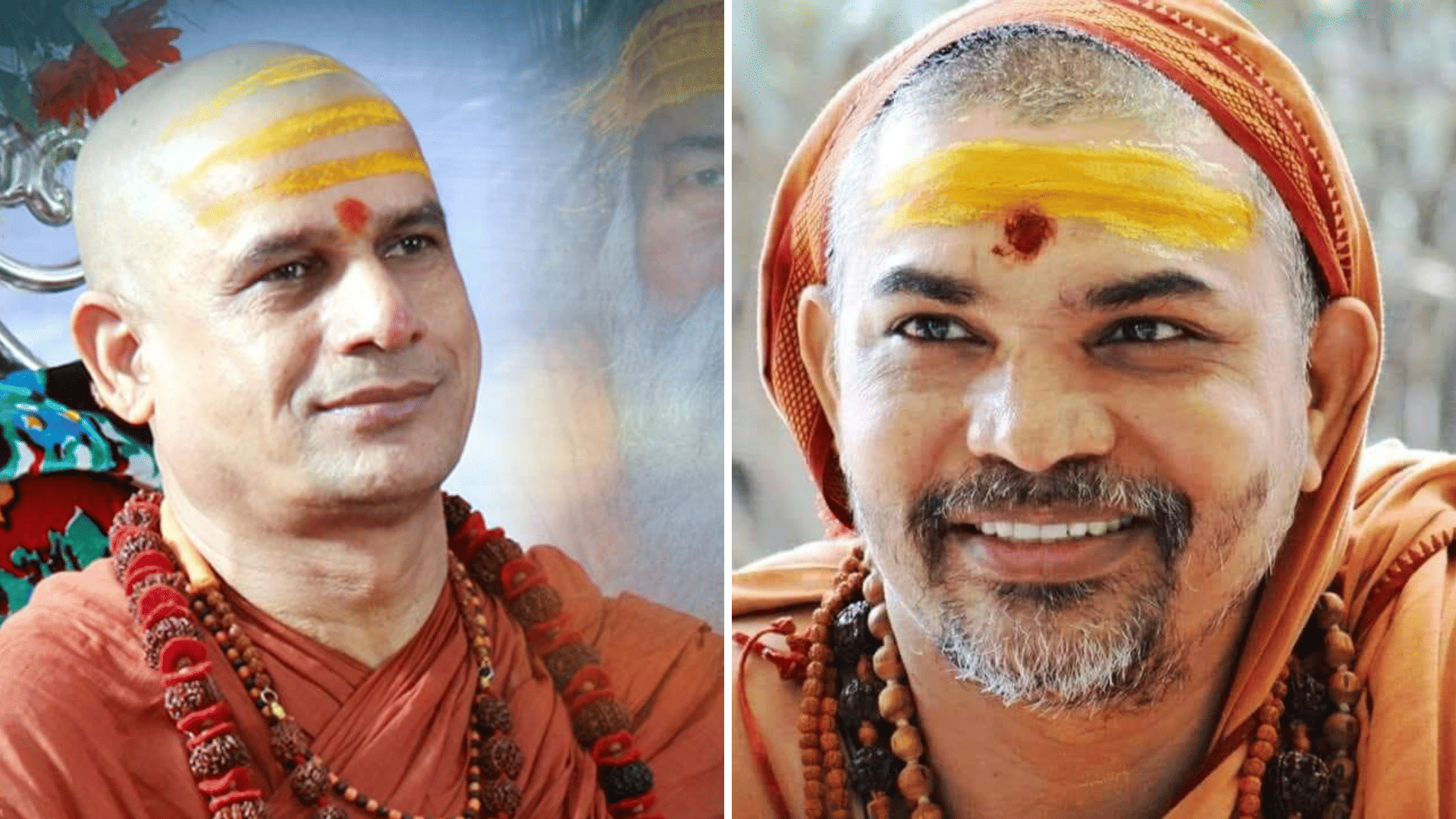 स्वामी सदानंद और अविमुक्तेश्वरानंद जी महाराज।