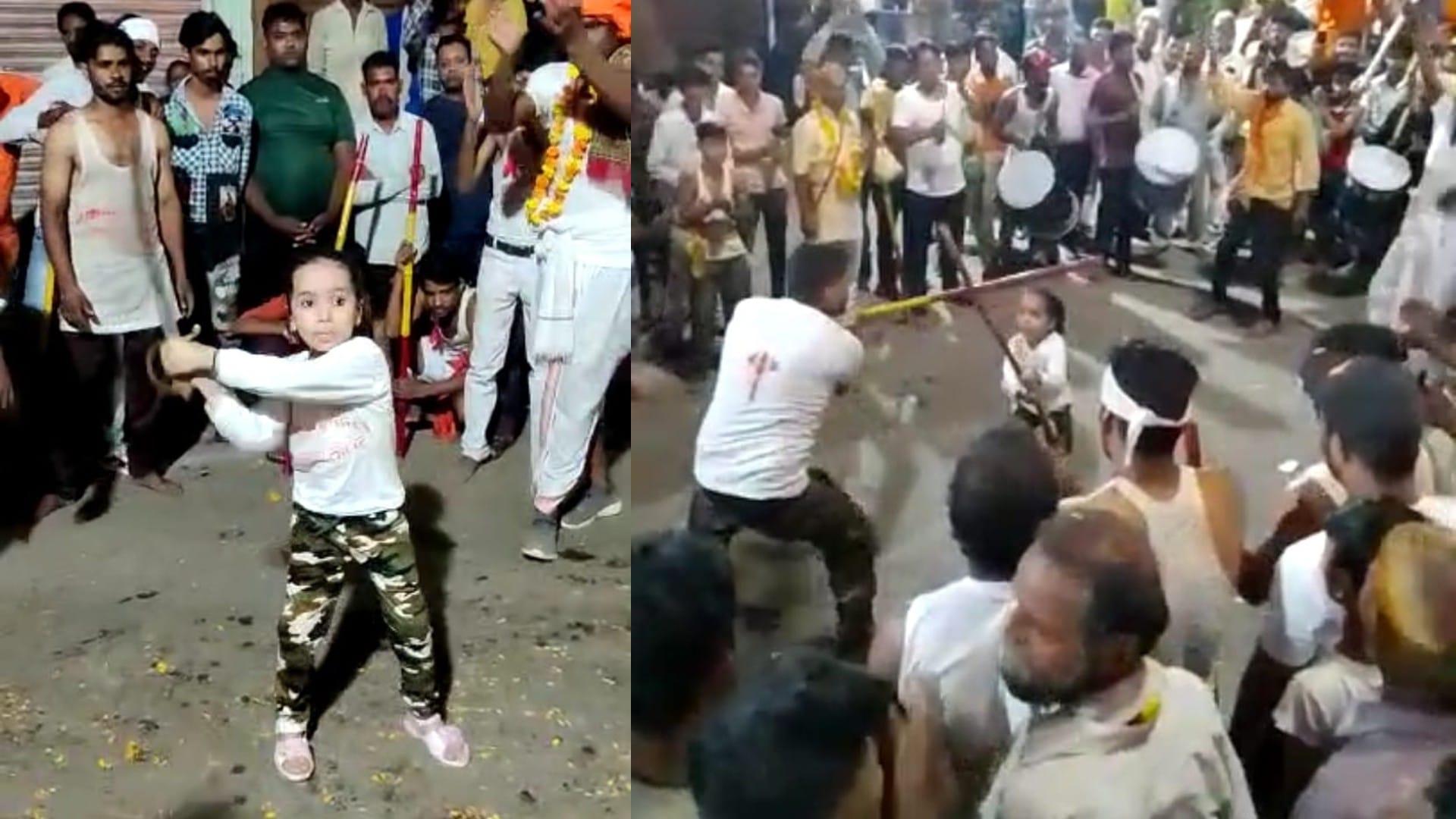 Sehore's Redhanshi does sword fighting at the age of 6, seeing the skills