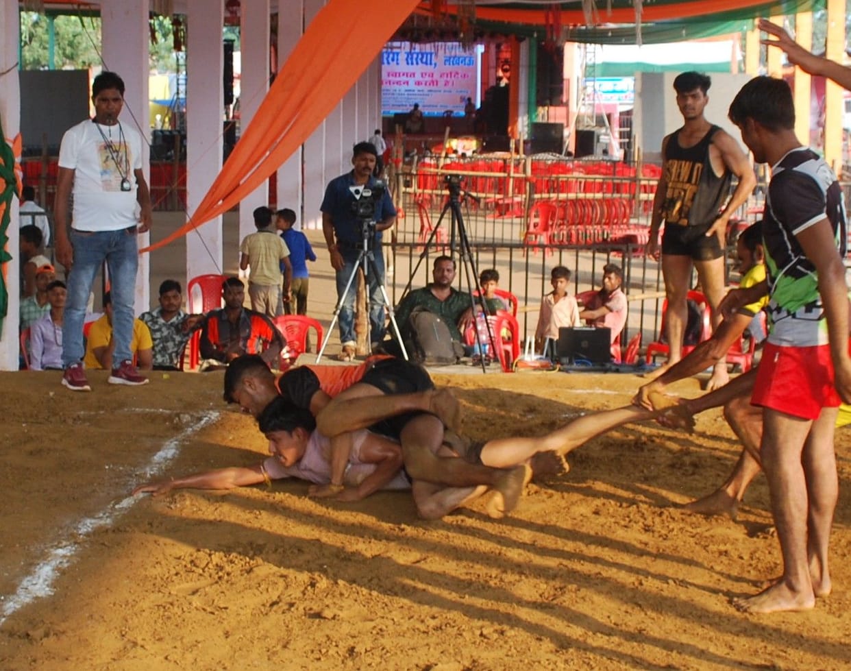 Dauji Mela: Sachin SRB team won the kabaddi match