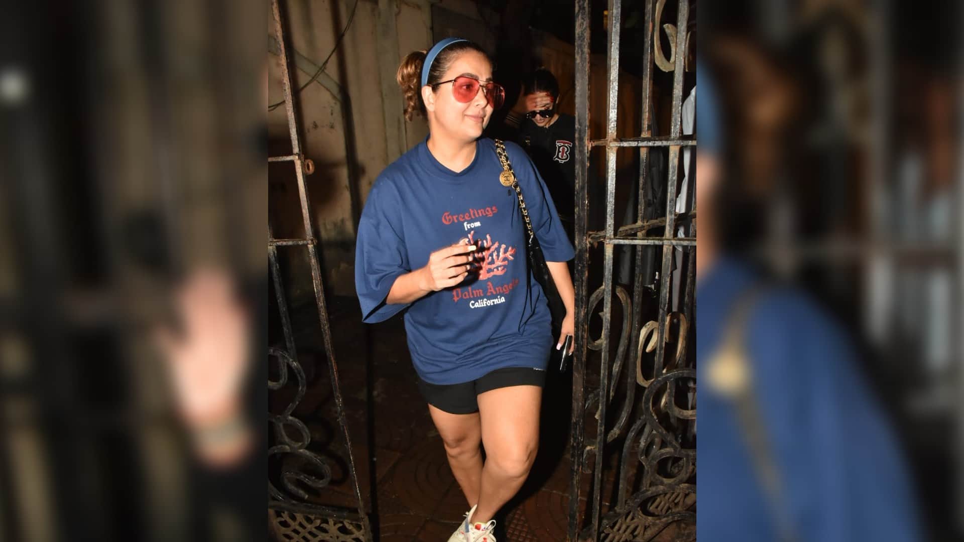 Bollywood actress Malaika Arora Amrita Arora latest Stylish look outside of the house