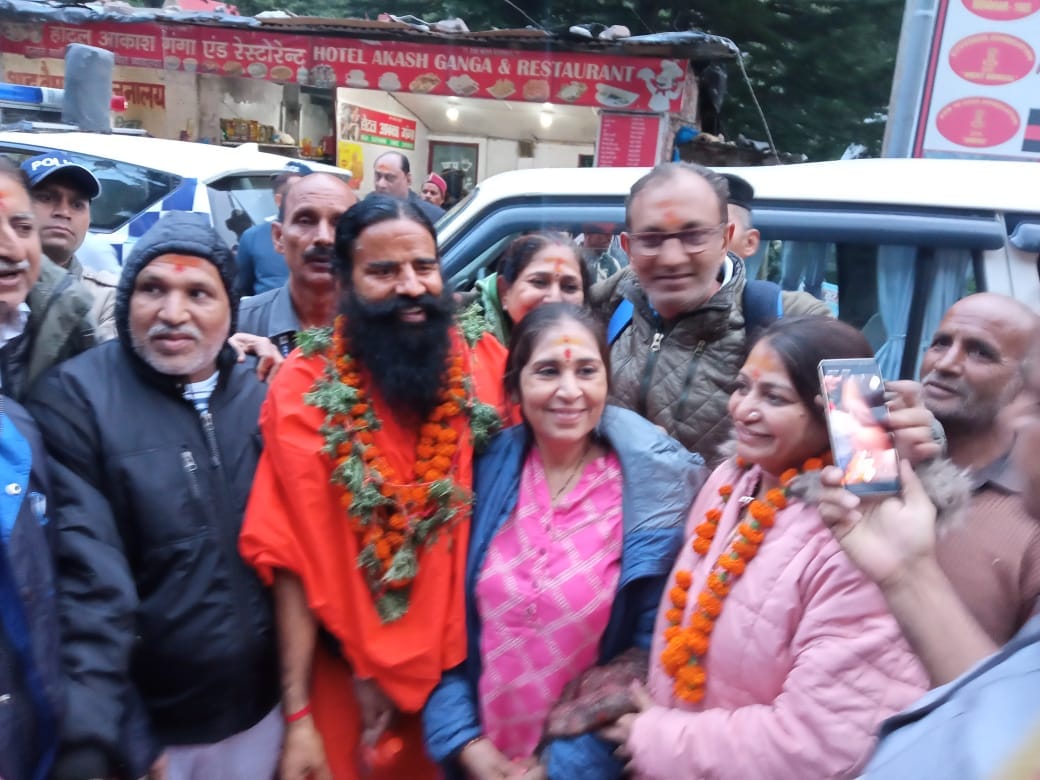 Baba Ramdev reached Gangotri Dham for joint operation with government