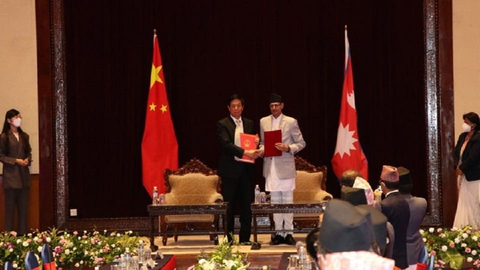Chinese official Li Jhansu visit, Six agreements between china Congress Nepal Parliament
