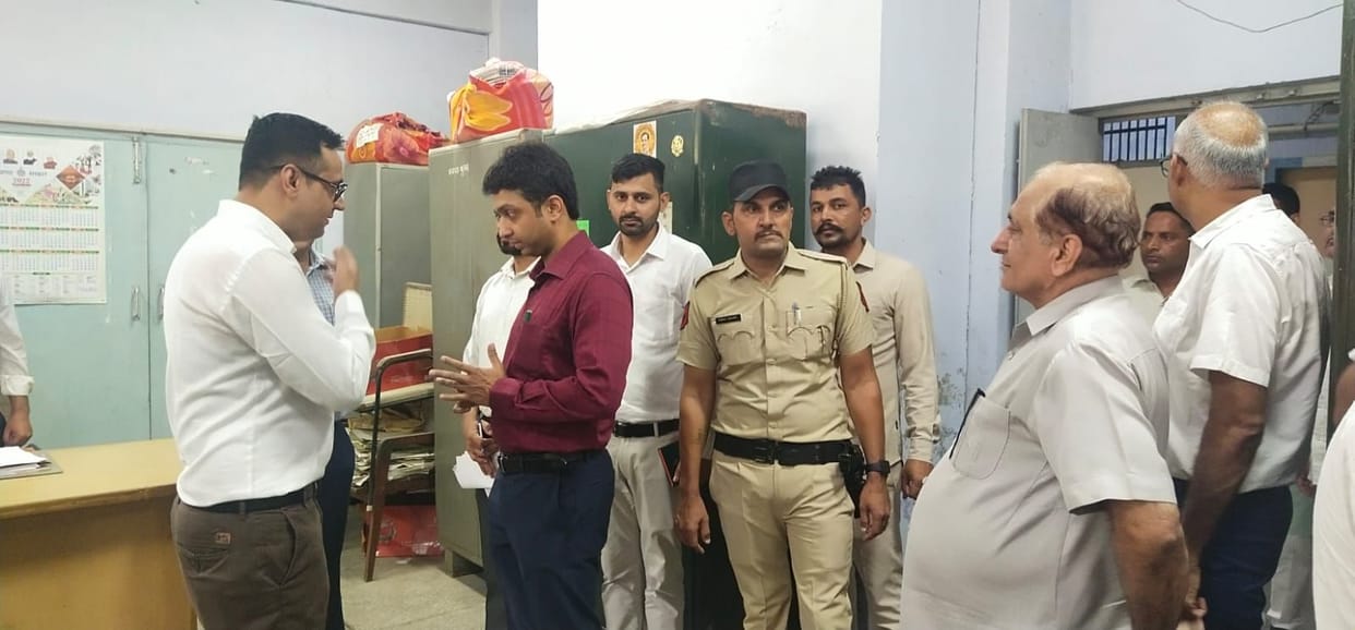 DC inspects, two employees found absent, show cause notice issued