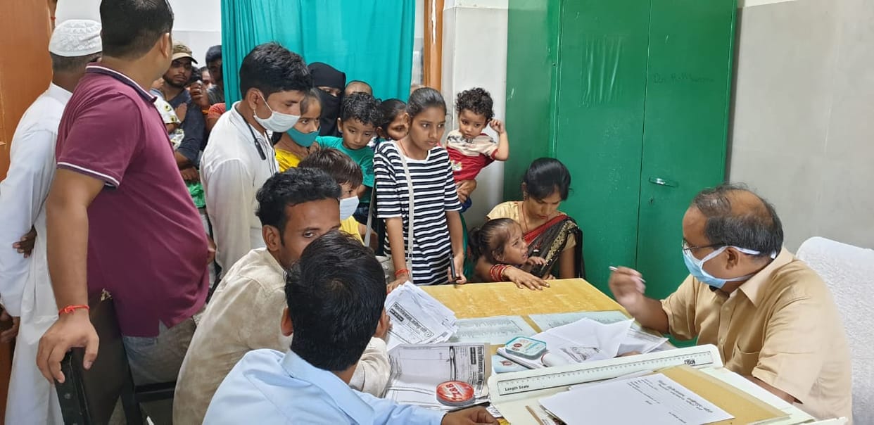 Outbreak of infectious diseases continues, crowd in the hospital