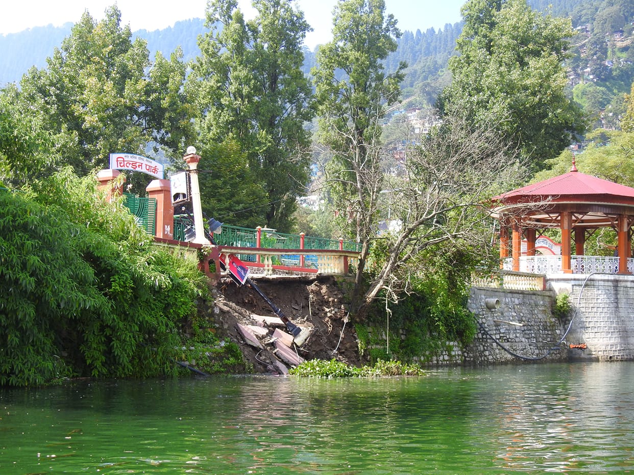 Nainital's band stand is also in danger