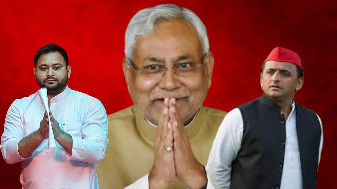Will Nitish Kumar contest the Lok Sabha elections from UP, how much benifit will get alhilesh yadav?