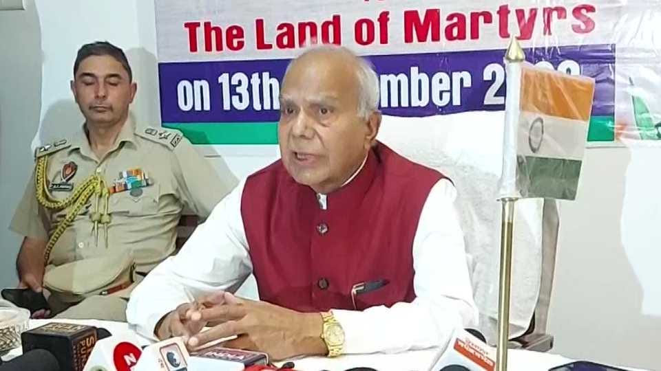 Punjab Governor Banwarilal Purohit visits Firozpur and Fazilka