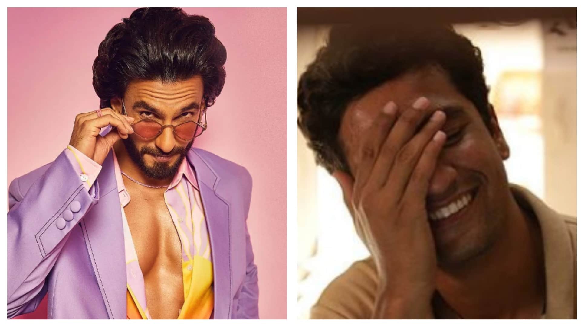 ranveer singh comment on vicky kaushal katrina kaif wedding in filmfare award funnny video viral