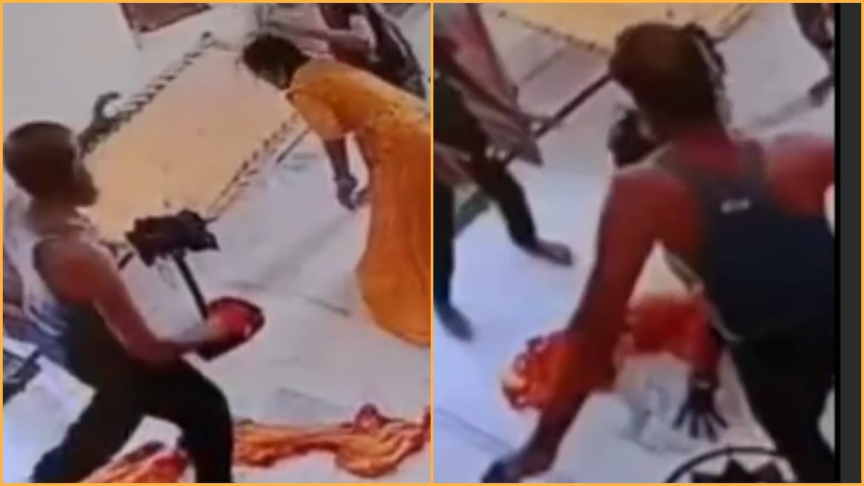 teacher brutally beat up wife and daughter in Jodhpur