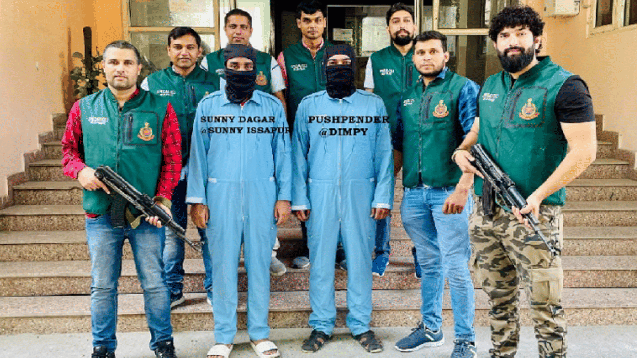 Two arrested including shooter of terrorist Arshdeep-gangster Neeraj Bawania in Delhi