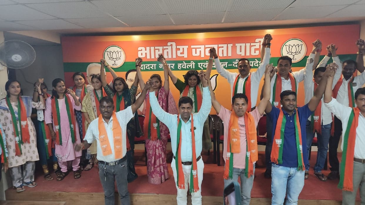 15 Panchayat members of JDU join BJP in Daman and Diu