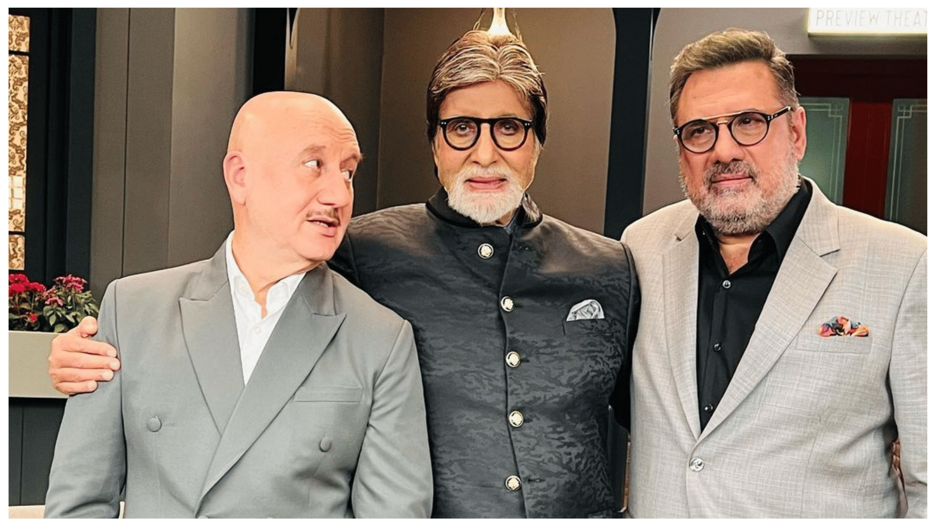 Uunchai Director Sooraj R Barjatya Talks about Amitabh Bachchan Anupam Kher Boman Irani Trailer Launch Event