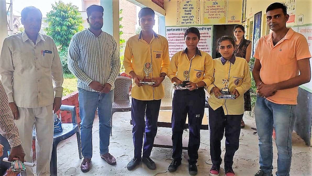 Hivash won the poster making competition, Kurukshetra