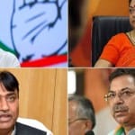 अशाके गहलोत, वसुंधरा राजे, गोविंद सिंह डोटासरा,  सतीश पूनिया।