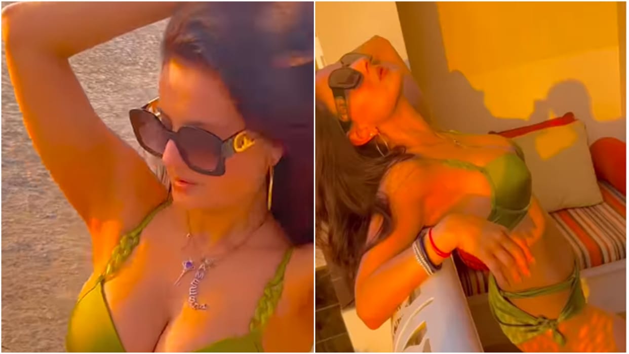 ameesha patel crosses boldness limit wear bikini at the age of 46