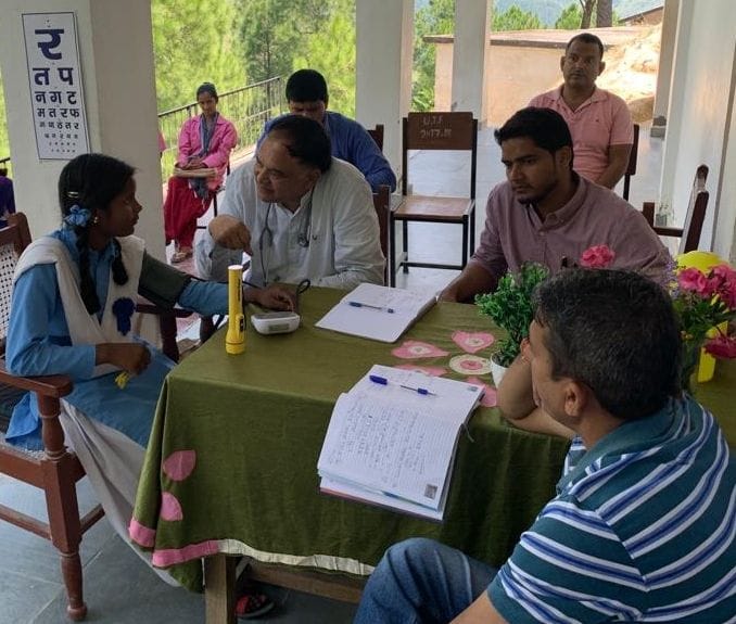 Medical Camp in GIC Bohala