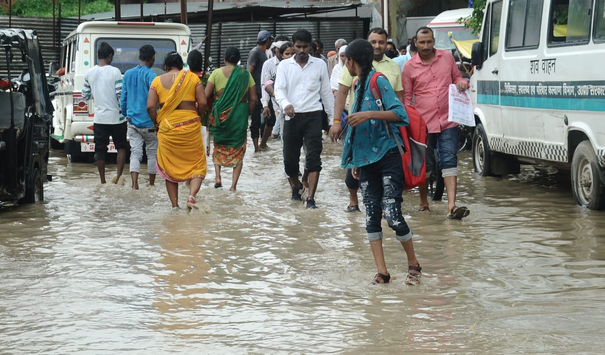 drizzle rain from morning till evening