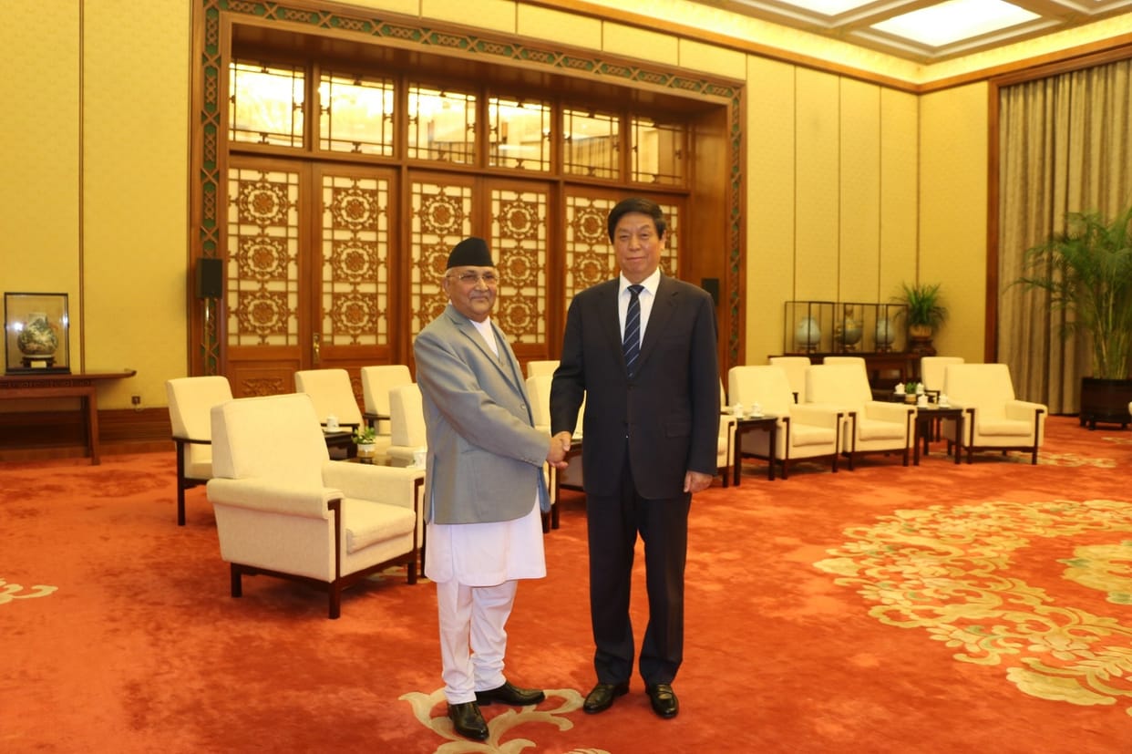 Nepal: Chinese Speaker Li Zhanshu raised issue of communist unity