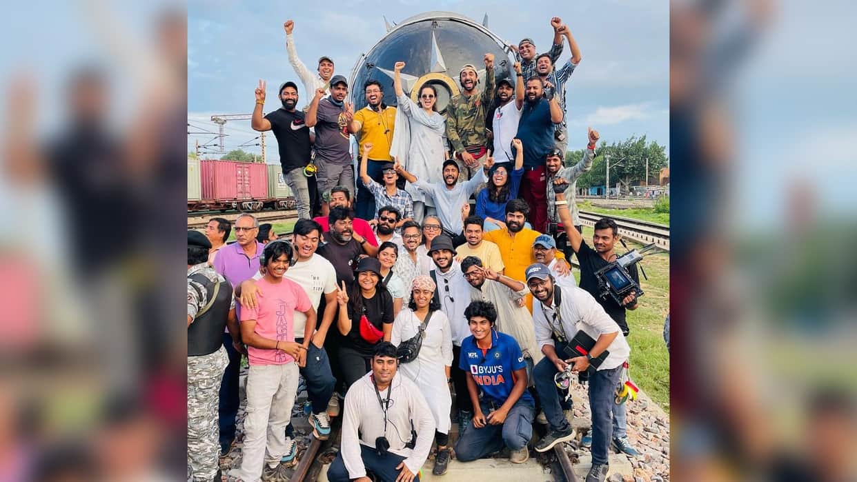 Kangana Ranaut Viral video from Emergency set Vicky Kaushal Hows the Josh Dialogue